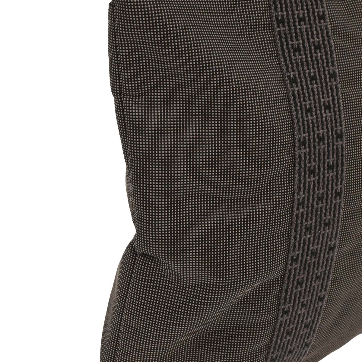 Hermes Gray Canvas Herline Cabas Tote Bag