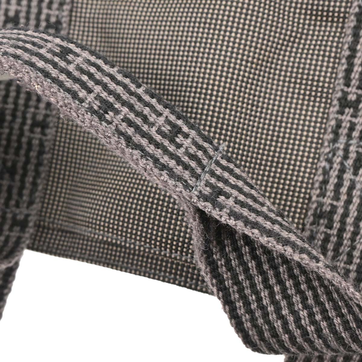 Hermes Gray Canvas Herline Cabas Tote Bag