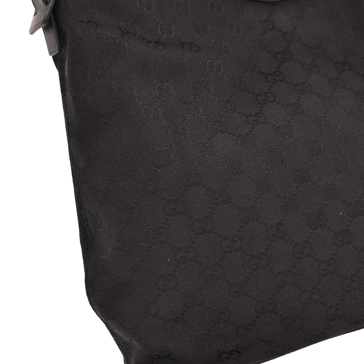 Gucci Black Canvas GG Handbag