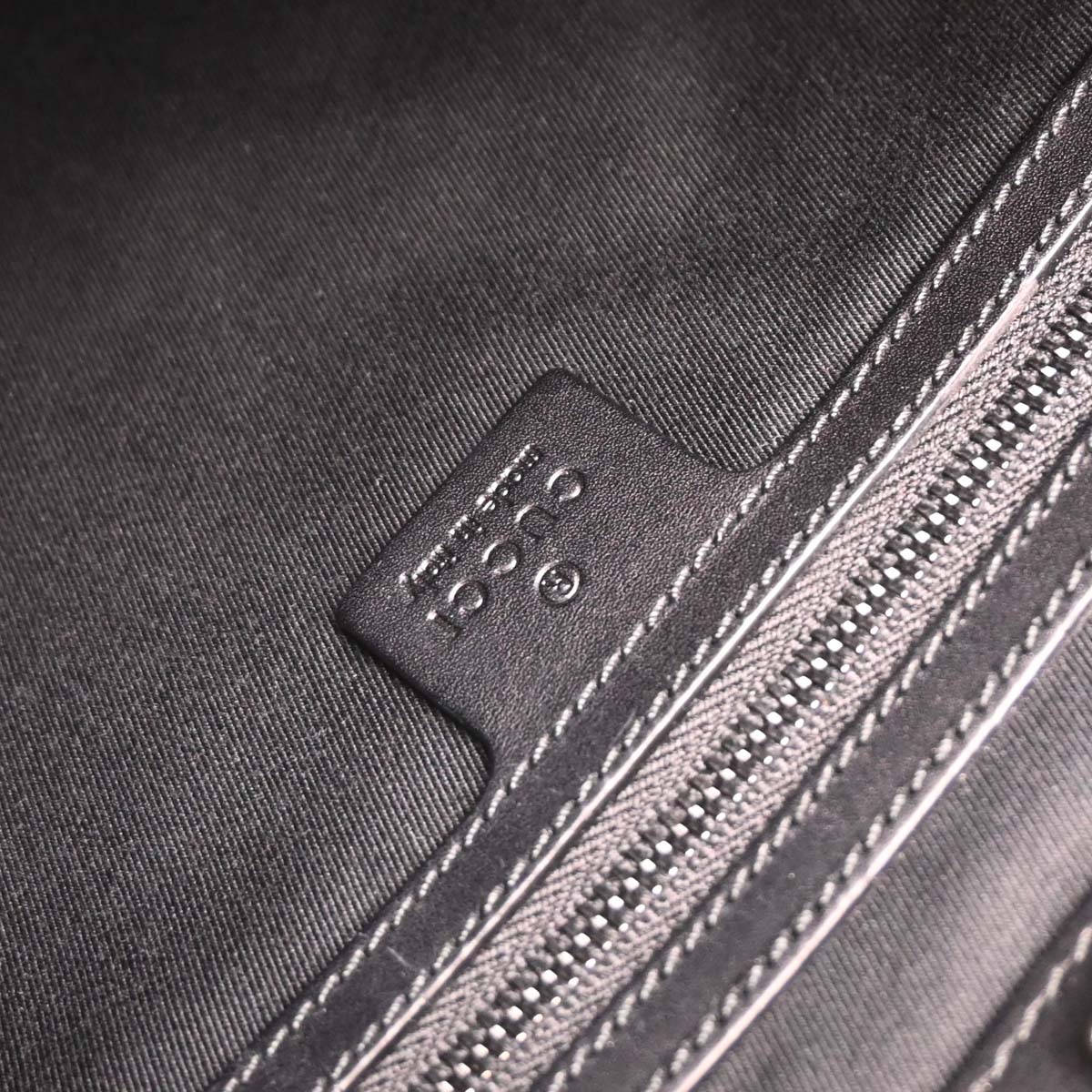 Gucci Black Canvas GG Handbag
