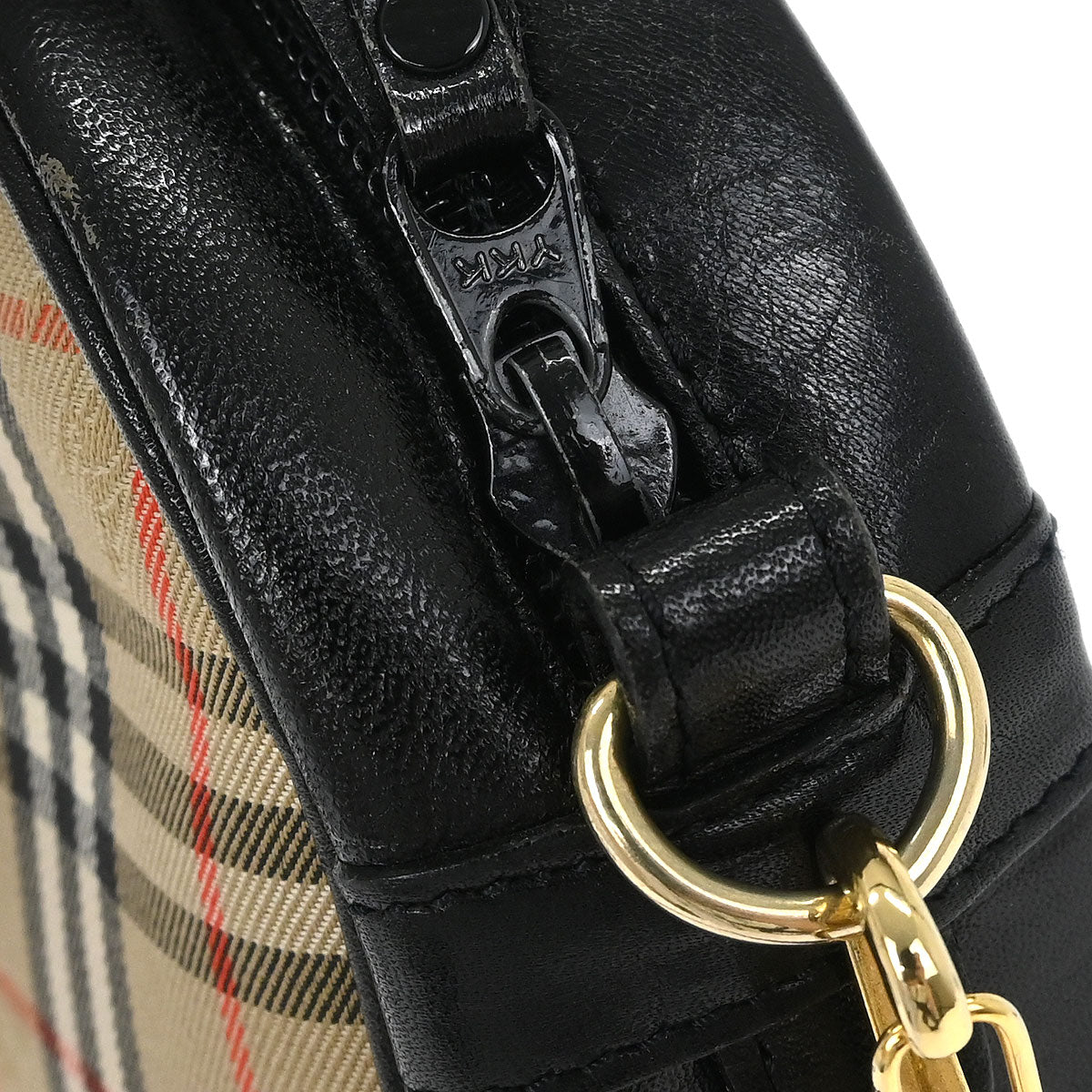 Burberrys Beige House Check Shoulder Bag