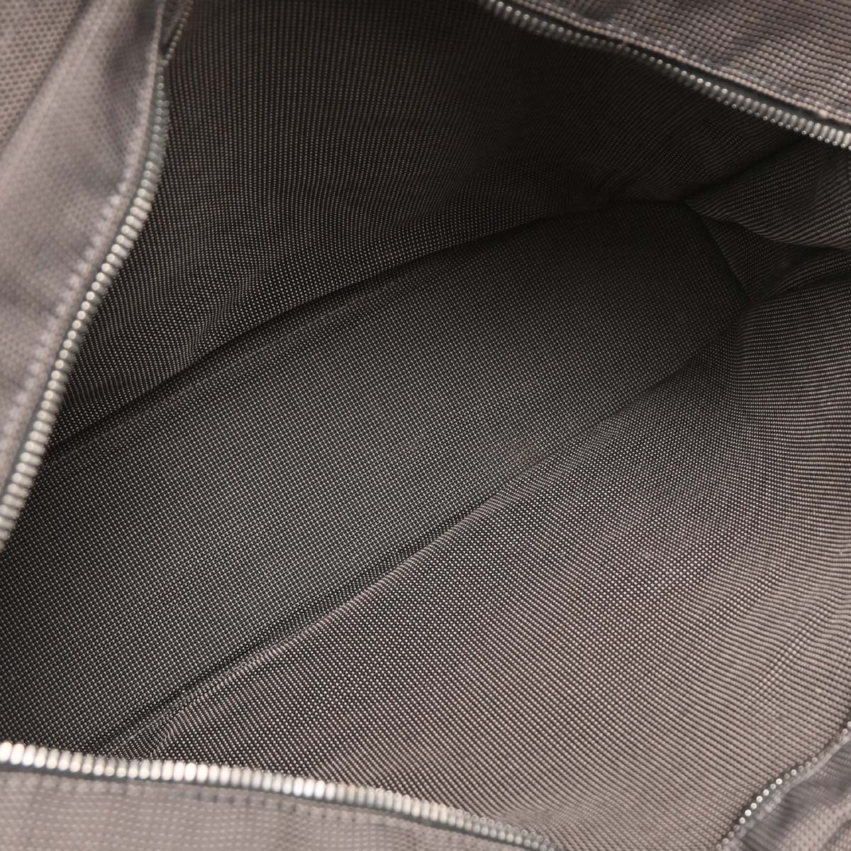Hermes Gray Canvas Herline Tote MM Handbag