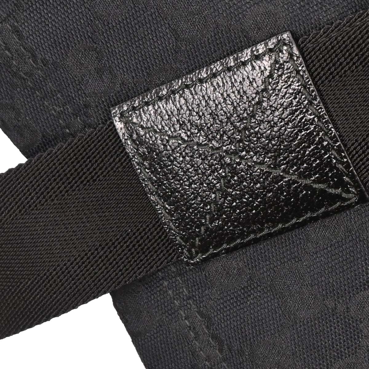 Gucci Black Canvas GG Tote Handbag