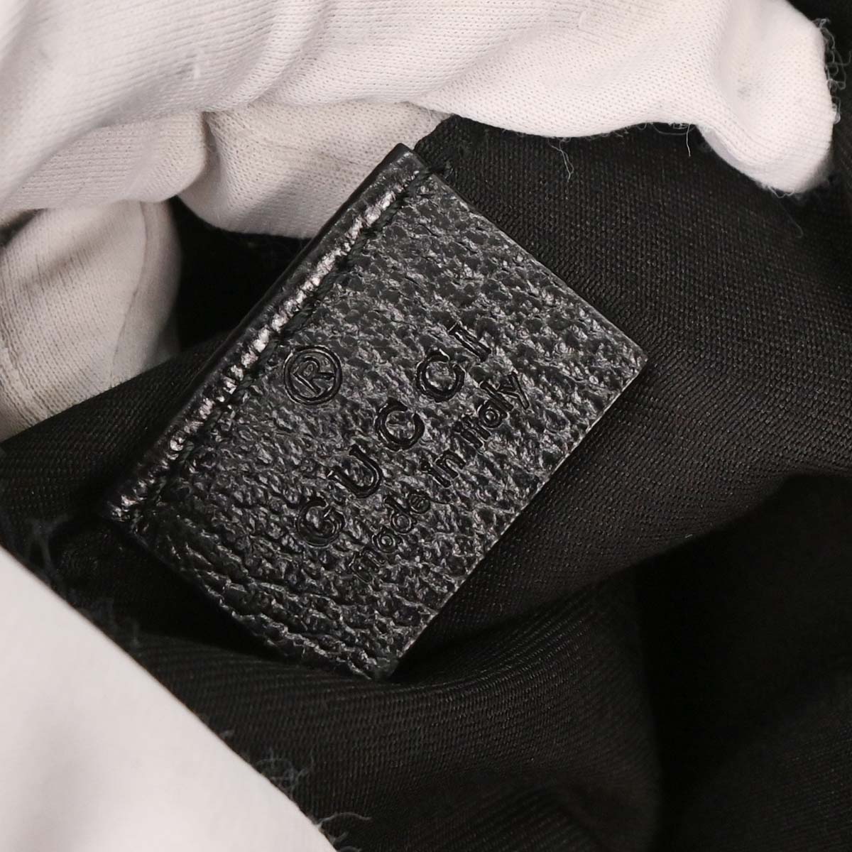Gucci Black Canvas GG Tote Handbag