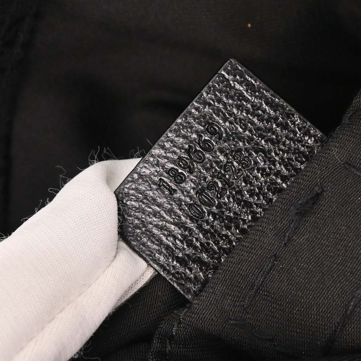 Gucci Black Canvas GG Tote Handbag