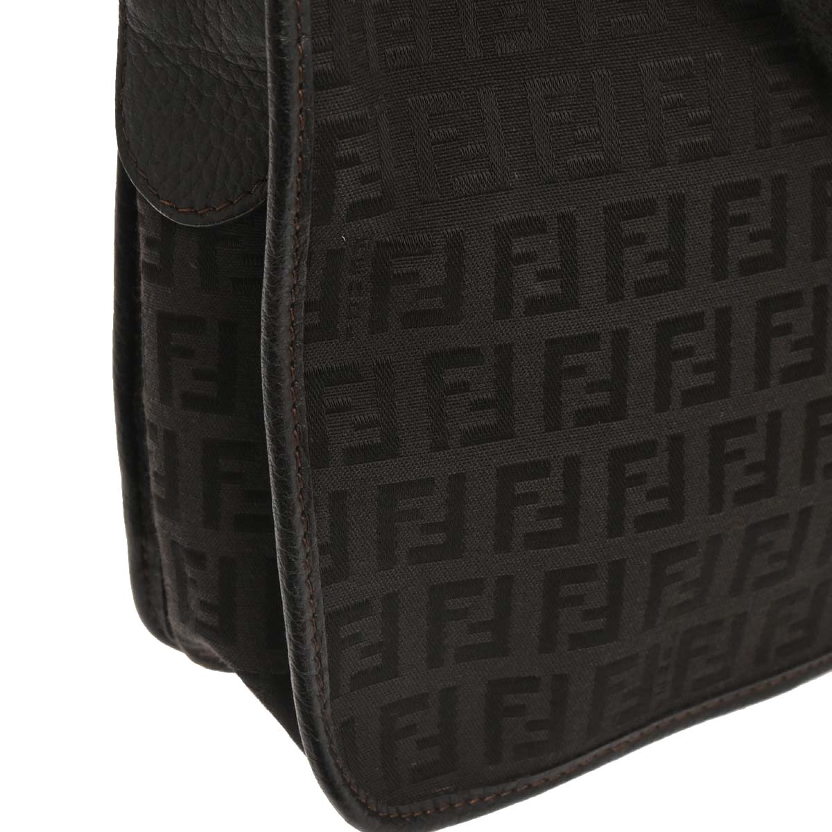 Fendi Black Zucchino Shoulder Bag