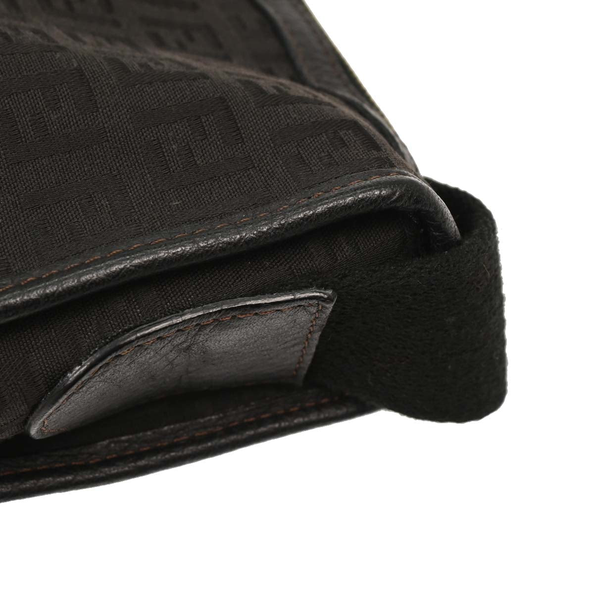 Fendi Black Zucchino Shoulder Bag