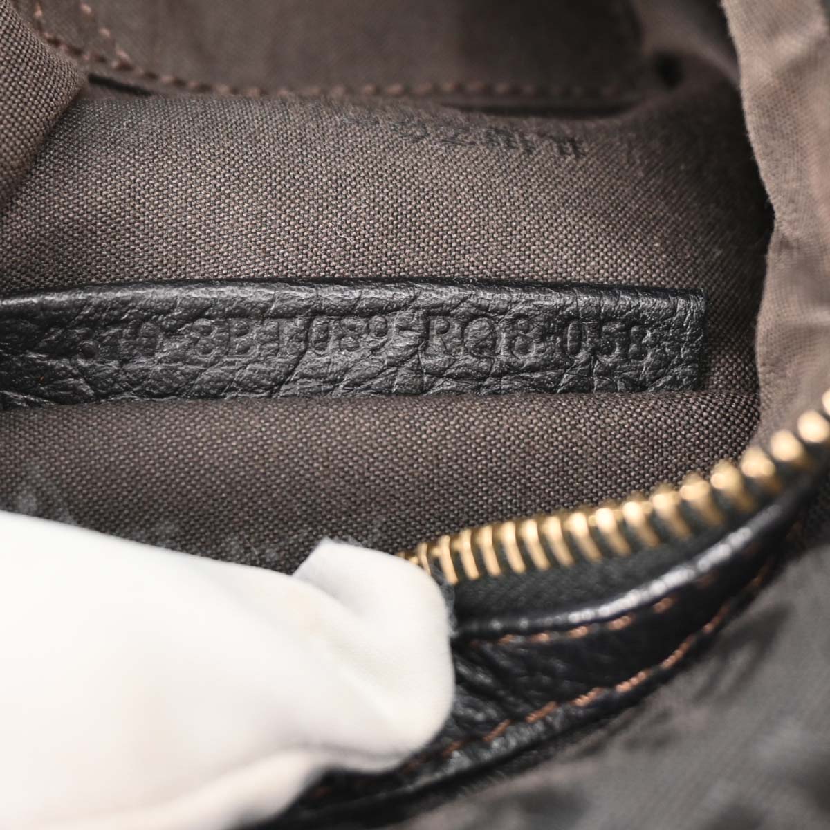 Fendi Black Zucchino Shoulder Bag