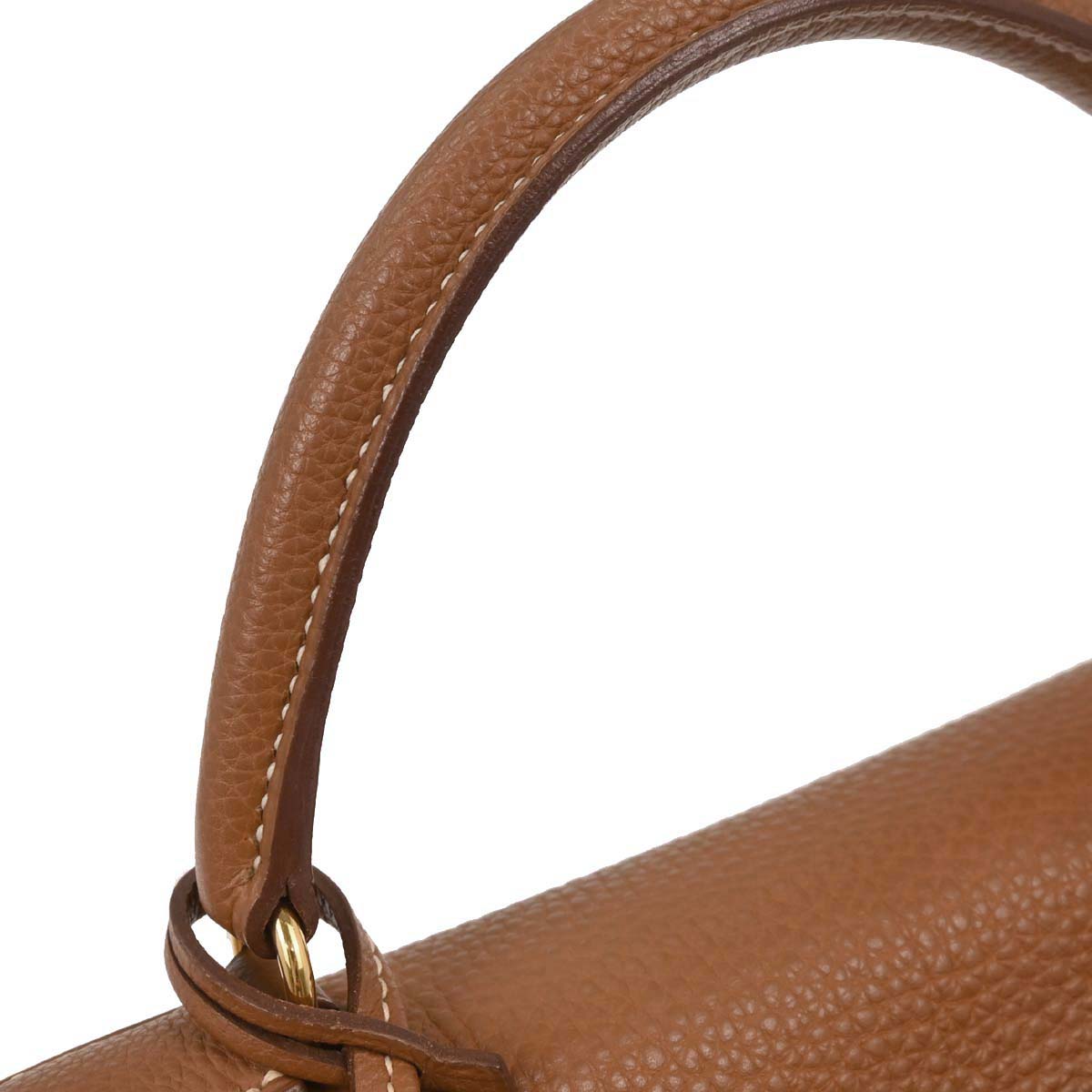 Hermes Gold Togo Kelly 32 Retourne 2way Shoulder Handbag