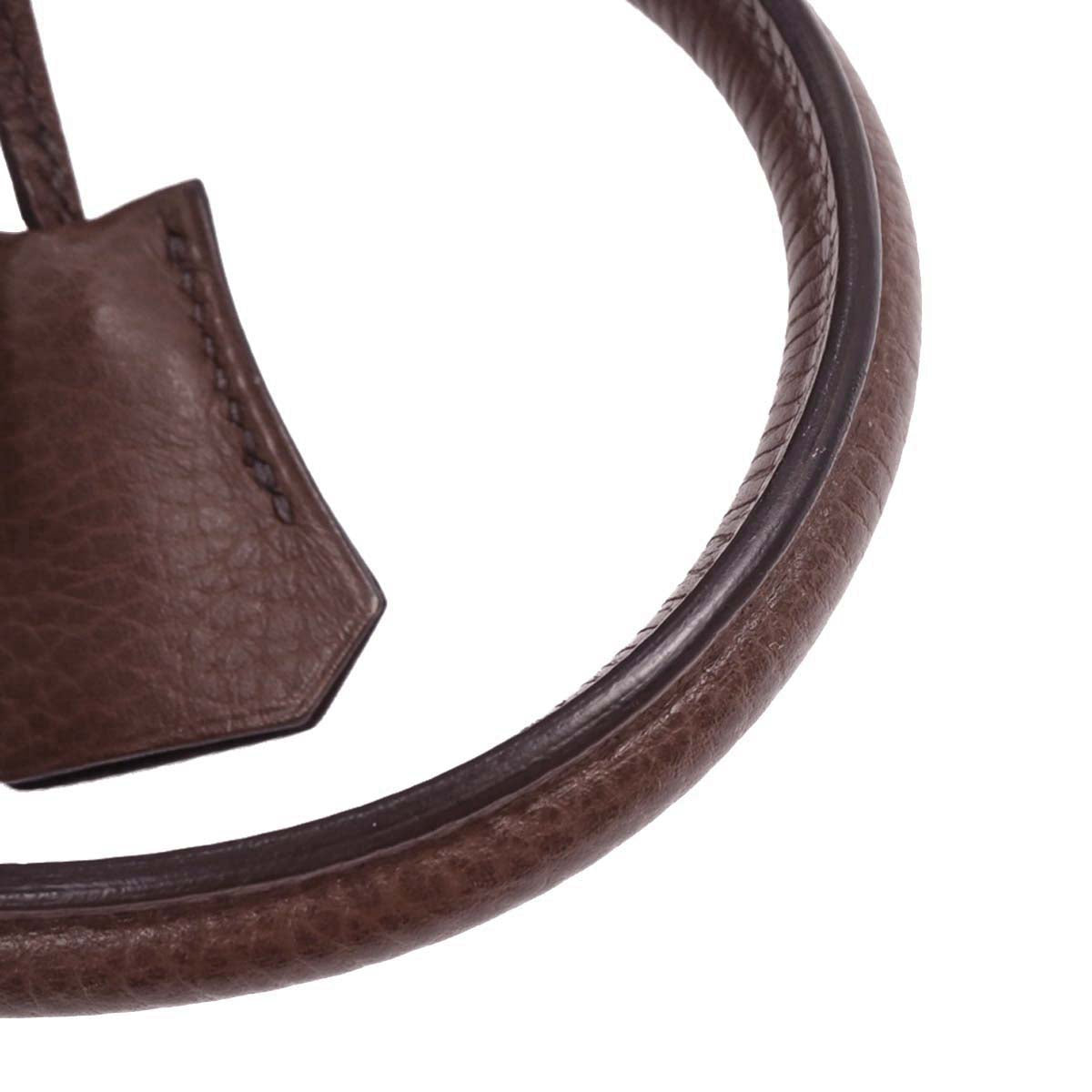 Hermes Marron Ardennes Birkin 30 Handbag