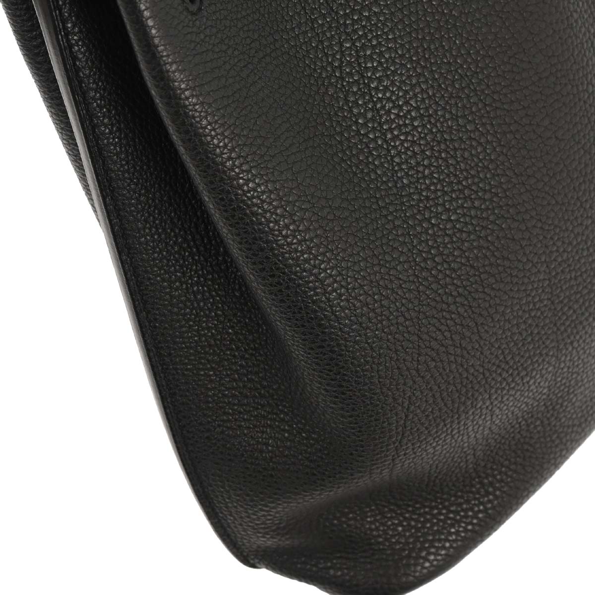 Hermes Black Togo So Kelly 22 Shoulder Bag