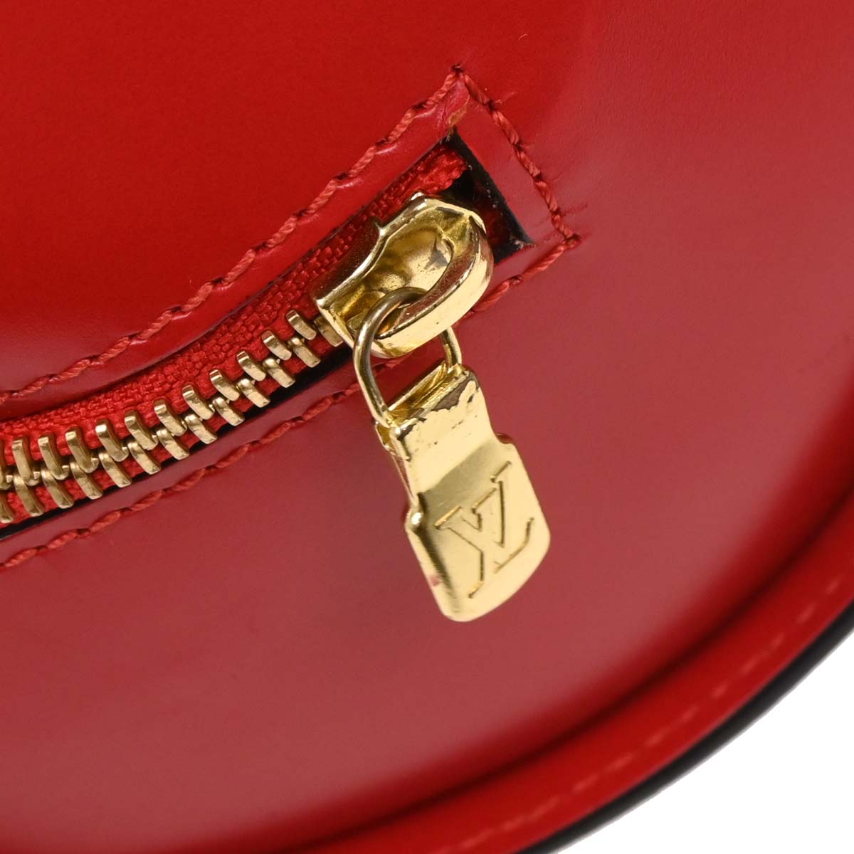 Louis Vuitton Red Epi Soufflot Handbag M52227