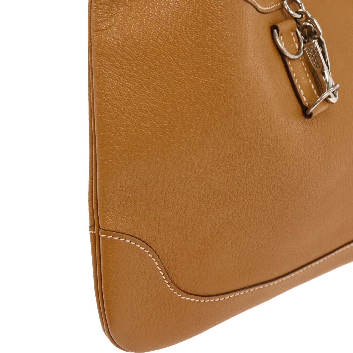 Hermes Natural Sable Chevre Myzore Trim 24 Handbag