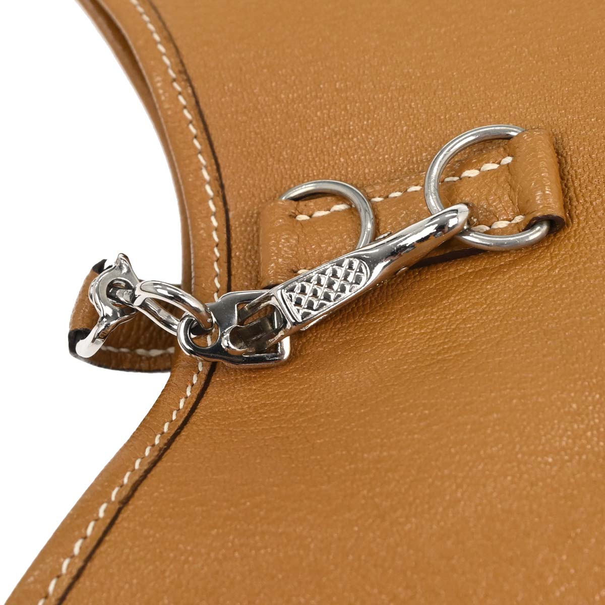 Hermes Natural Sable Chevre Myzore Trim 24 Handbag