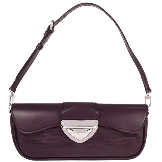 Louis Vuitton Purple Epi Pochette Montaigne Handbag M5929K
