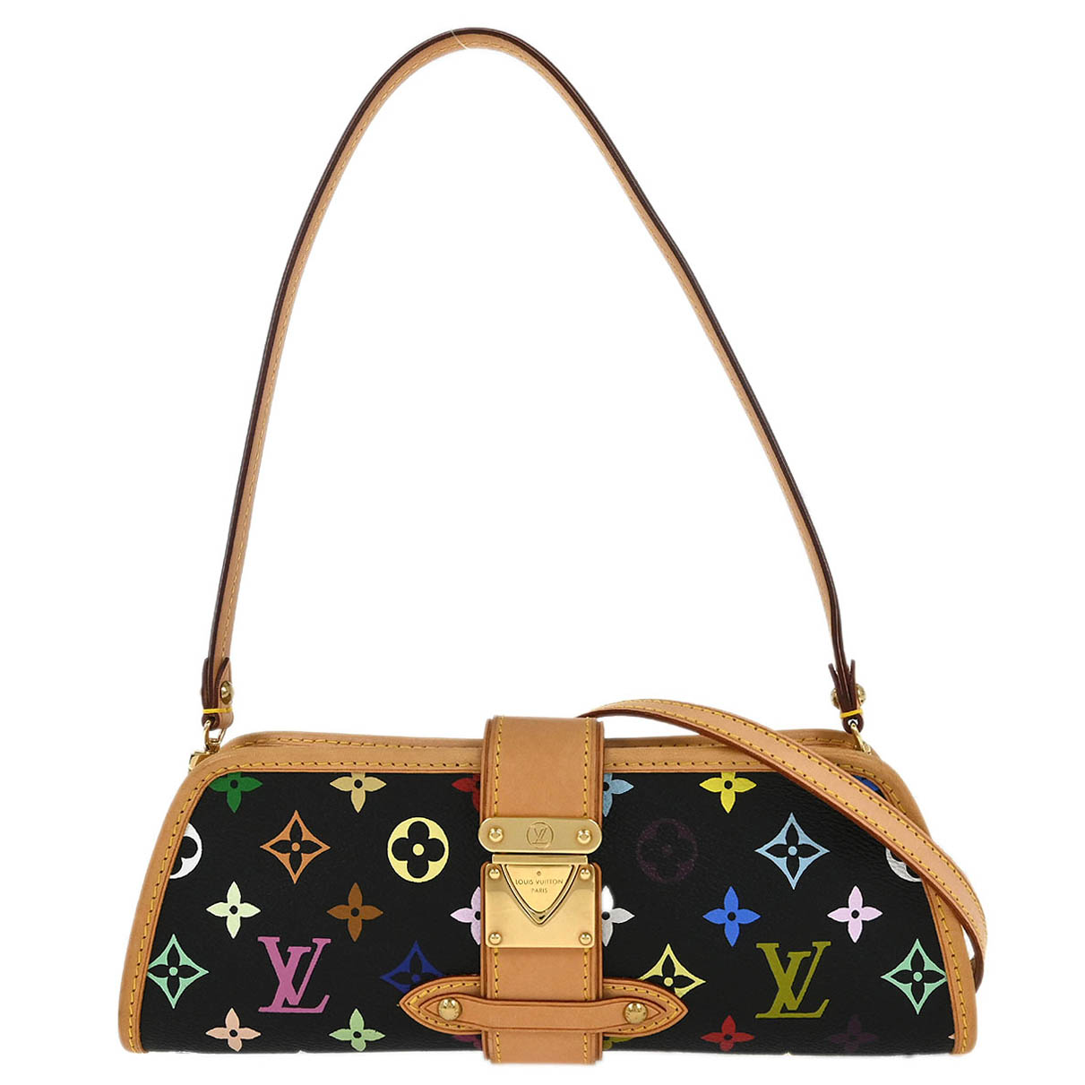 Louis Vuitton Black Multicolor Shirley Shoulder Bag M40050