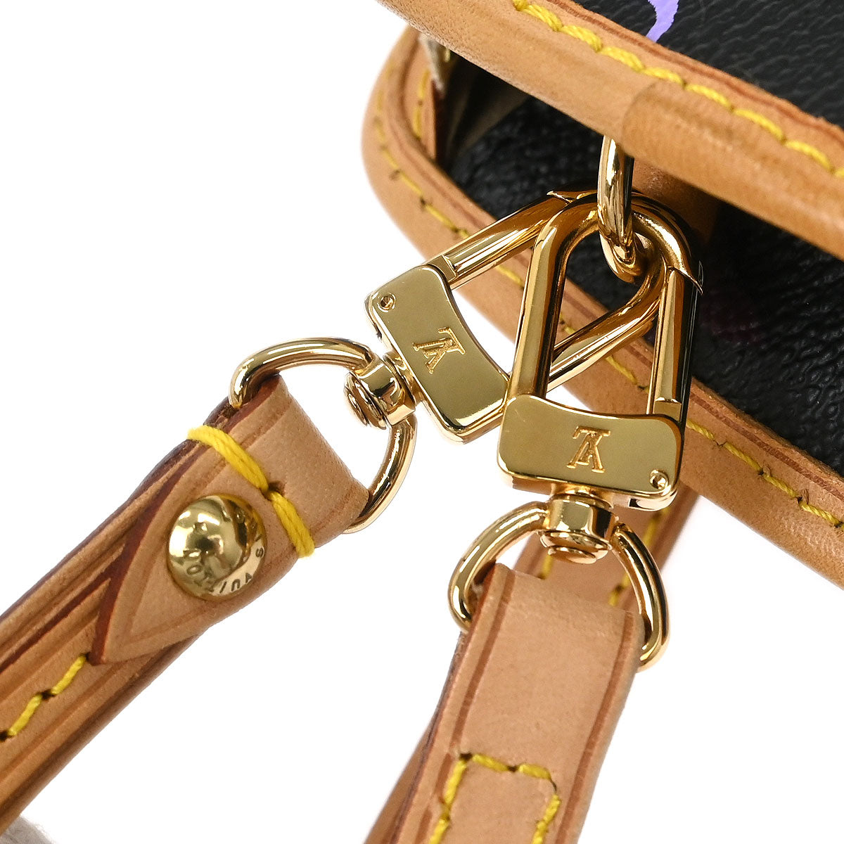 Louis Vuitton Black Multicolor Shirley Shoulder Bag M40050