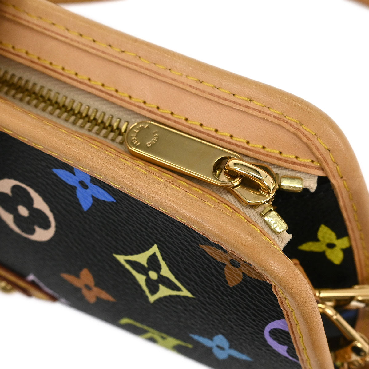 Louis Vuitton Black Multicolor Shirley Shoulder Bag M40050
