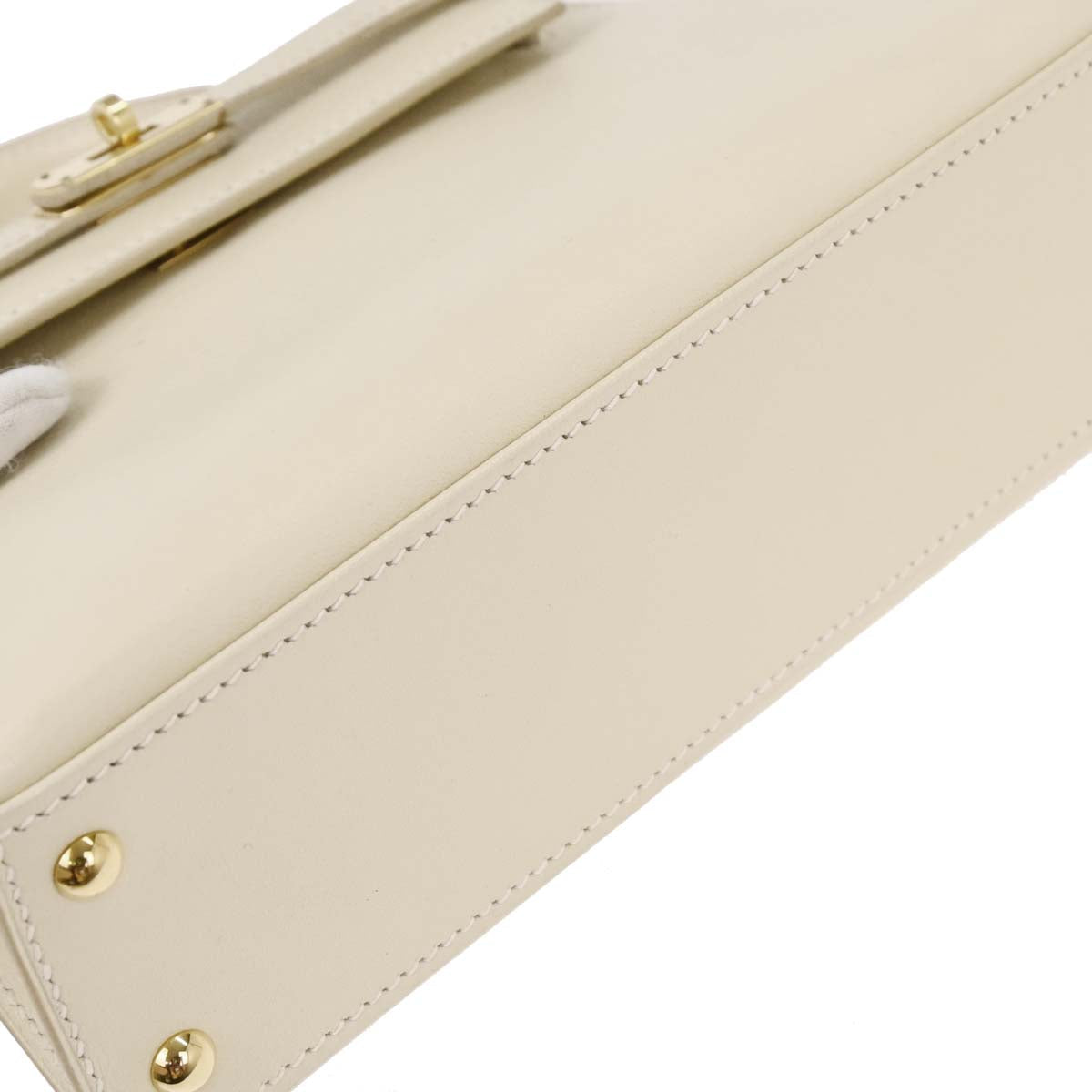 Hermes Parchemin Swift Mini Kelly 15 2way Shoulder Sellier Handbag