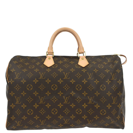 Louis Vuitton Monogram Speedy 40 Duffle Handbag M41522