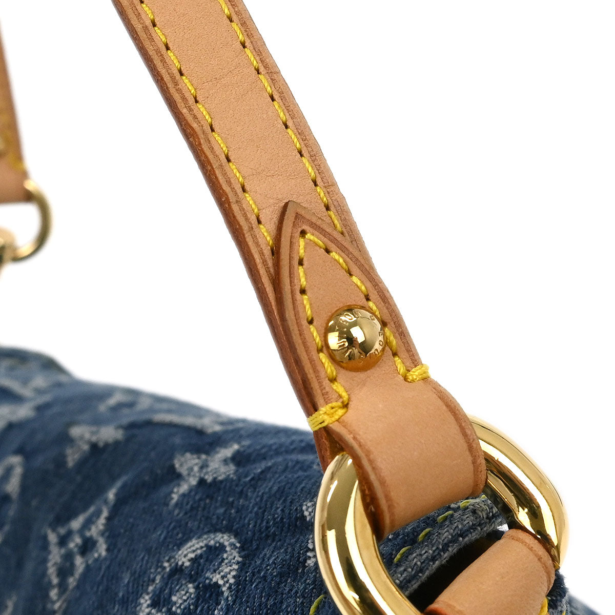 Louis Vuitton Blue Monogram Denim Mini Pleaty Handbag M95050