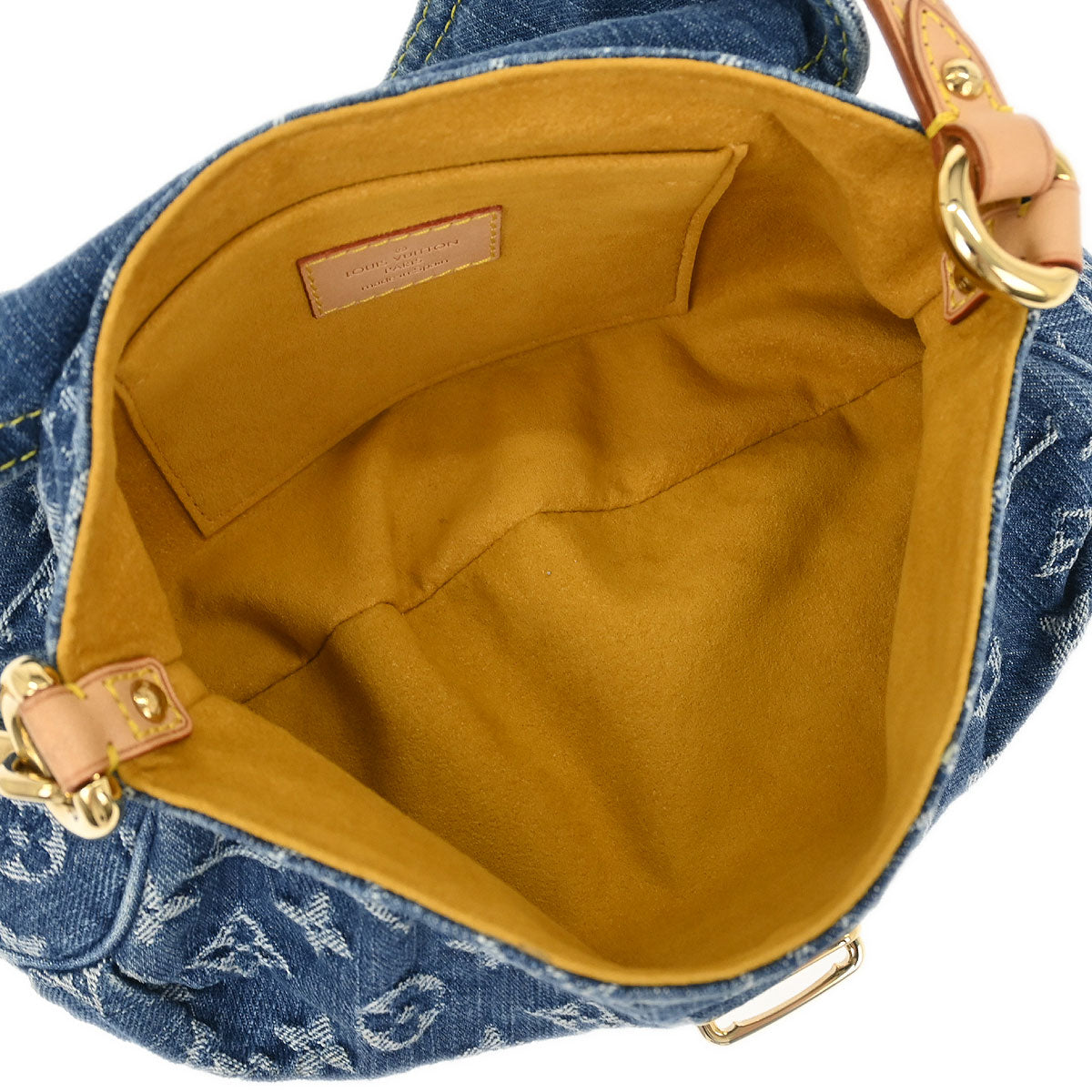 Louis Vuitton Blue Monogram Denim Mini Pleaty Handbag M95050