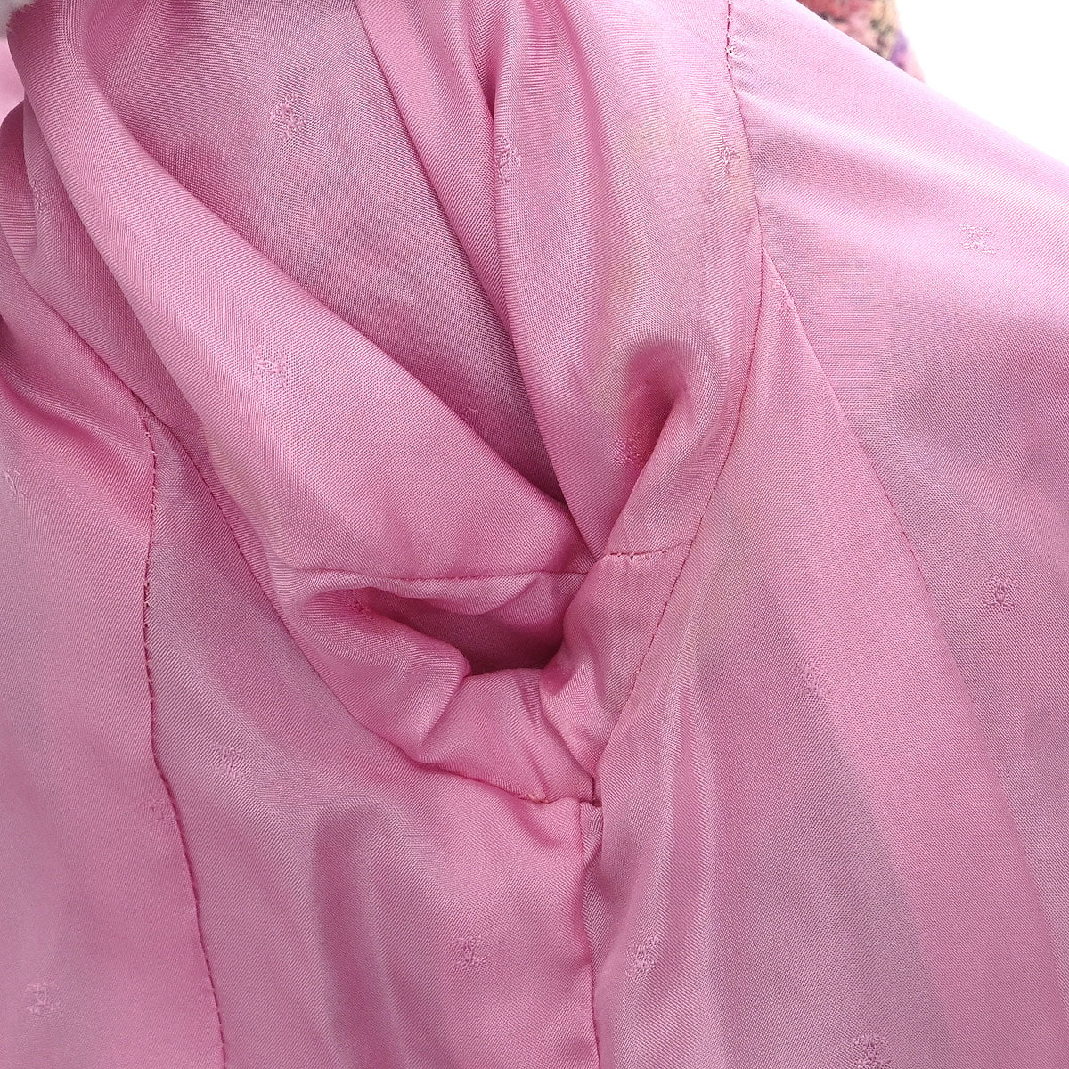 Chanel 1994 Double Breasted Jacket Tweed Pink #36