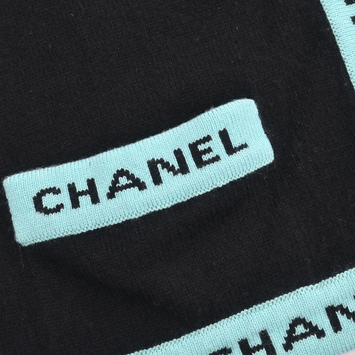 Chanel 1995 Ensemble Cardigan Short Sleeve Top Black #42