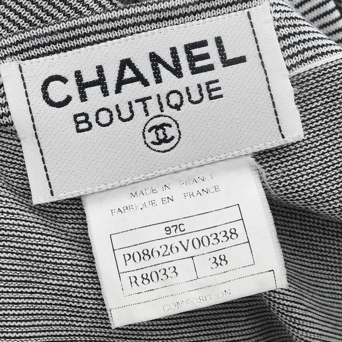 Chanel 1997 Dress Black White #38