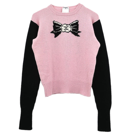 Chanel 1995 Sweater Knit Top Pink #40