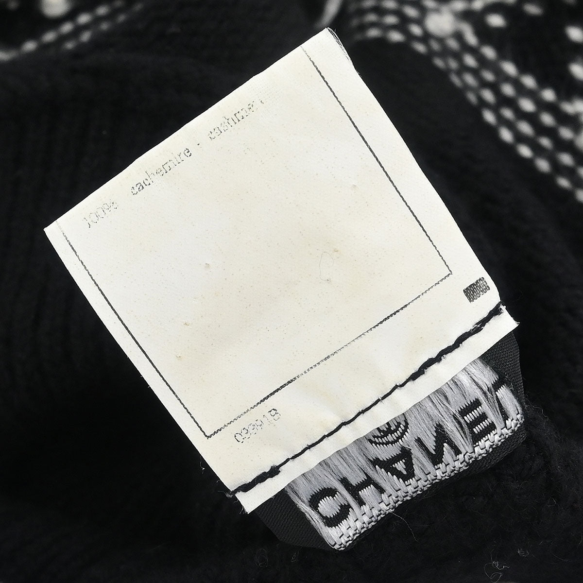 Chanel 1995 Chanel Sweater Top Black #38