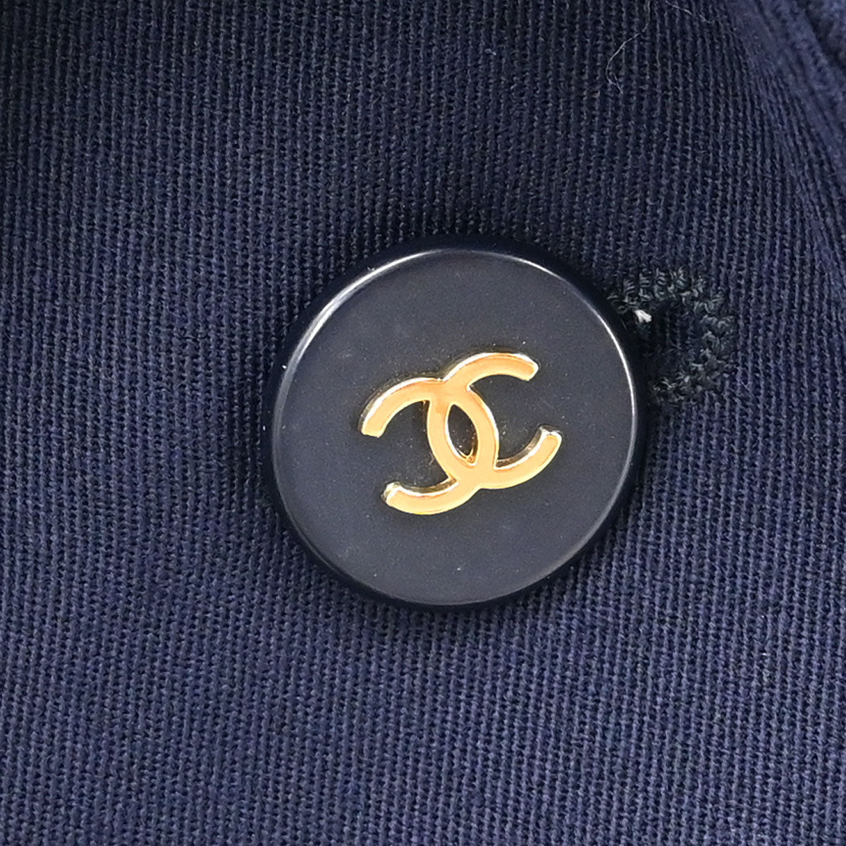 Chanel 1997 Single Breasted Jacket Navy #38