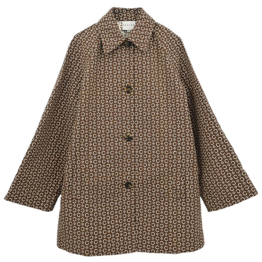 Celine Coat Macadam Brown #3