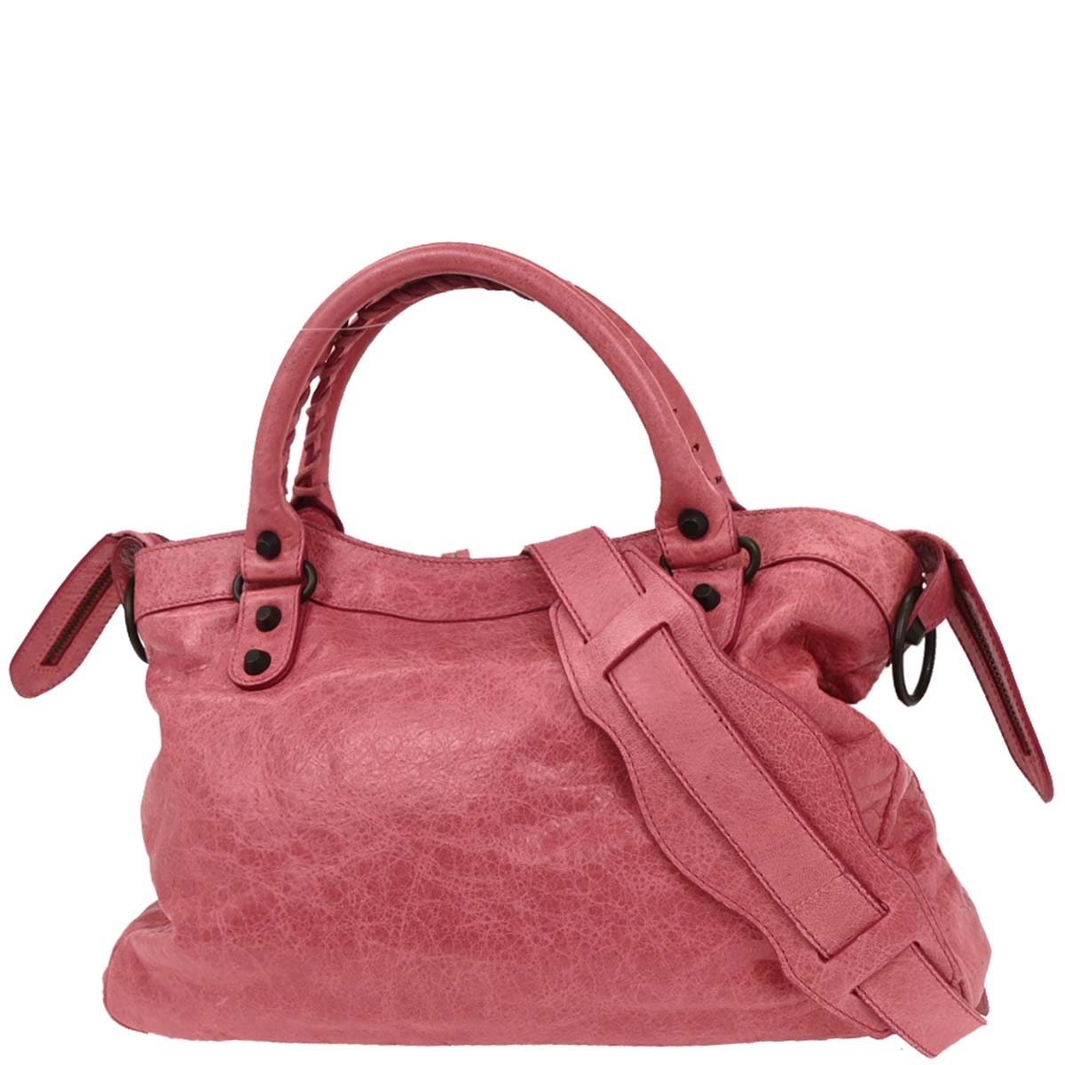 Balenciaga Pink The Town 2way Shoulder Handbag