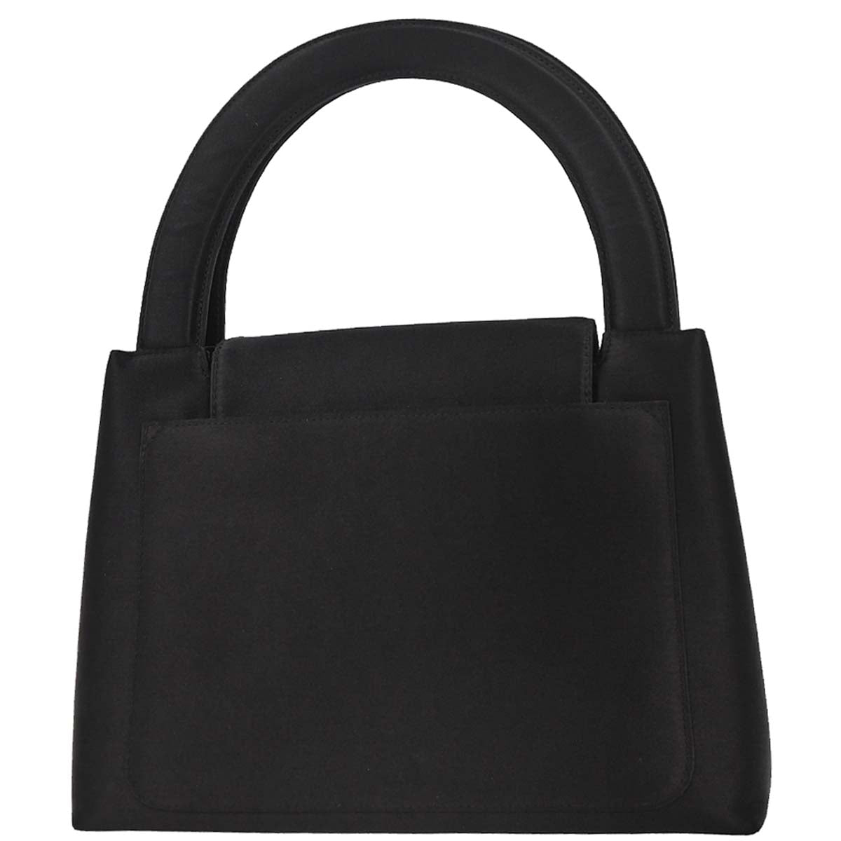Chanel Black Satin Handbag