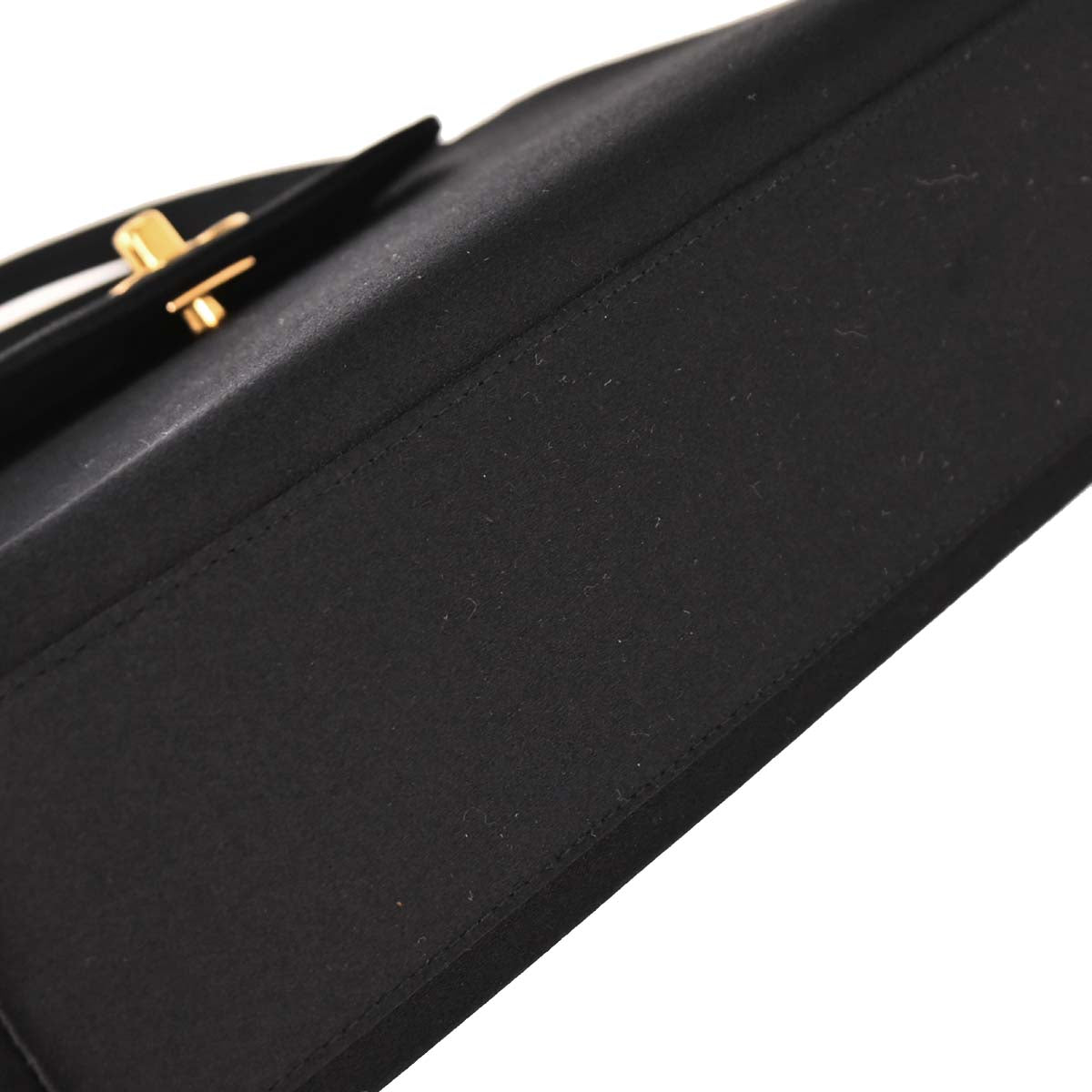 Chanel Black Satin Handbag
