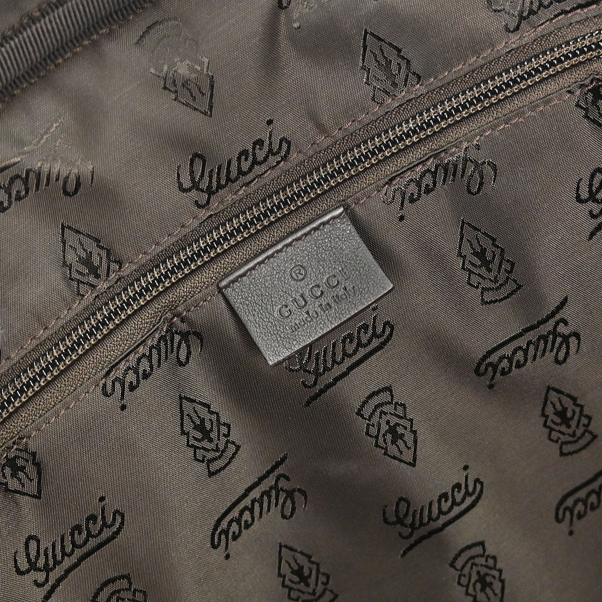 Gucci Black Guccissima GG Diamante Briefcase Handbag