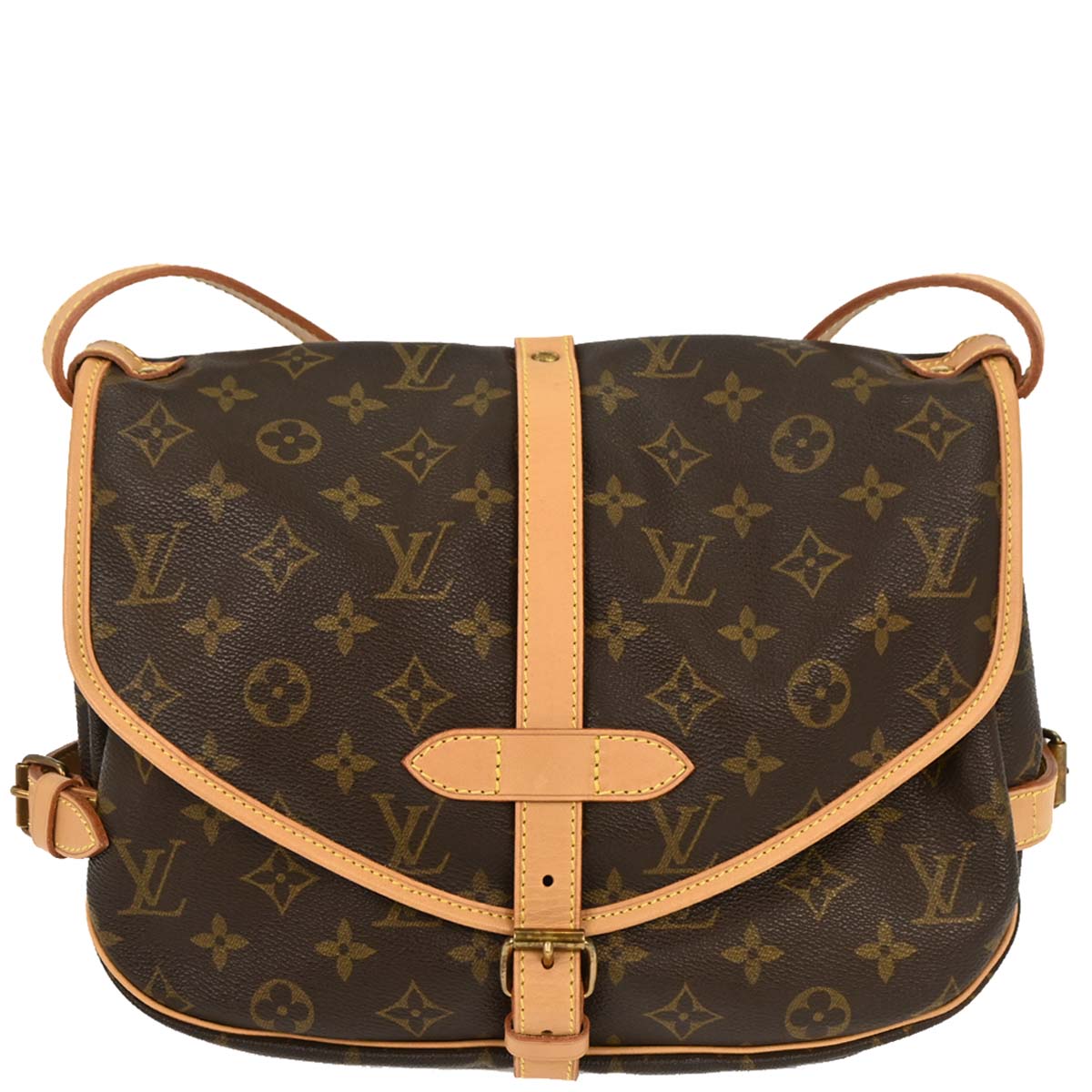 Louis Vuitton Monogram Saumur 30 Messenger Shoulder Bag M42256