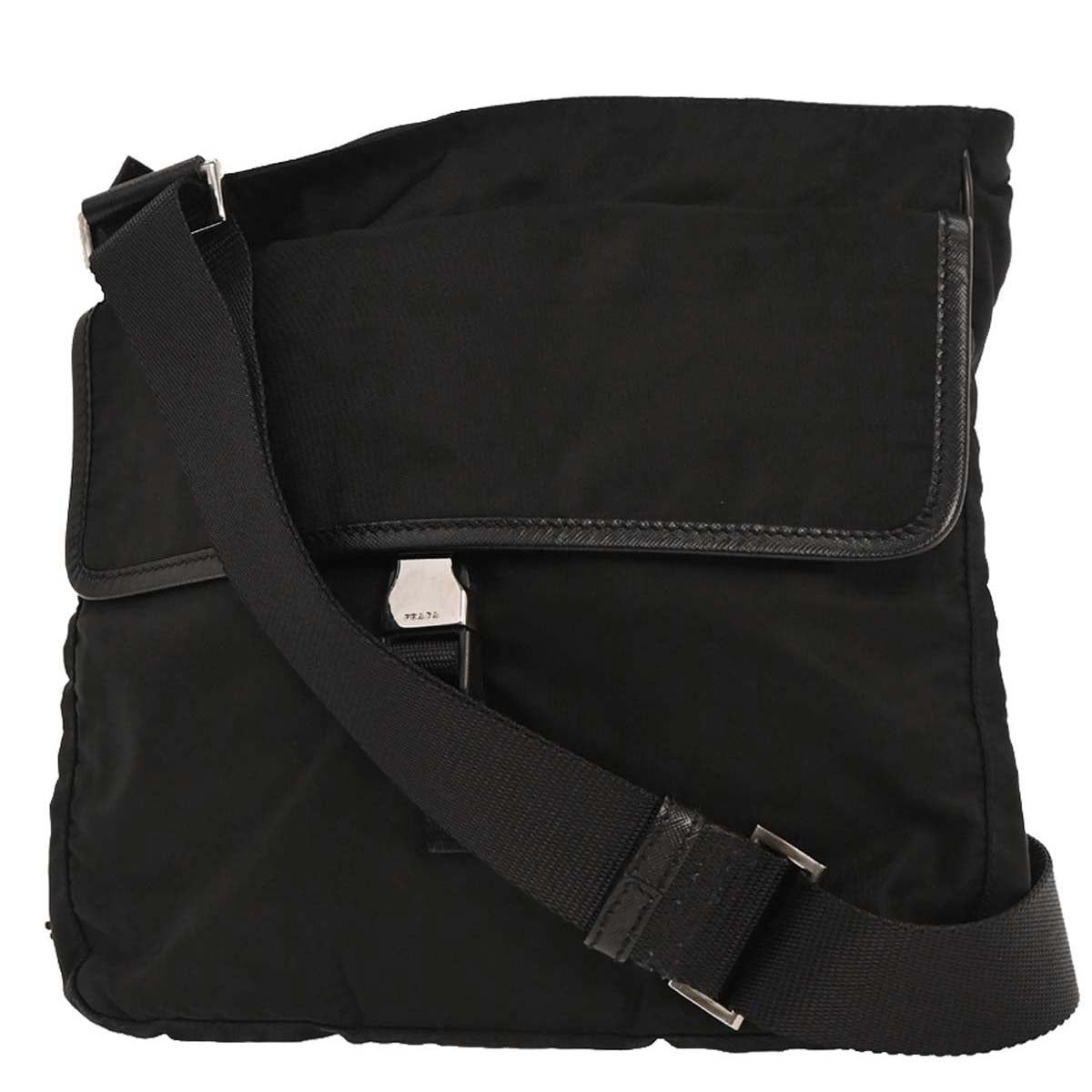 Prada Black Nylon Shoulder Bag
