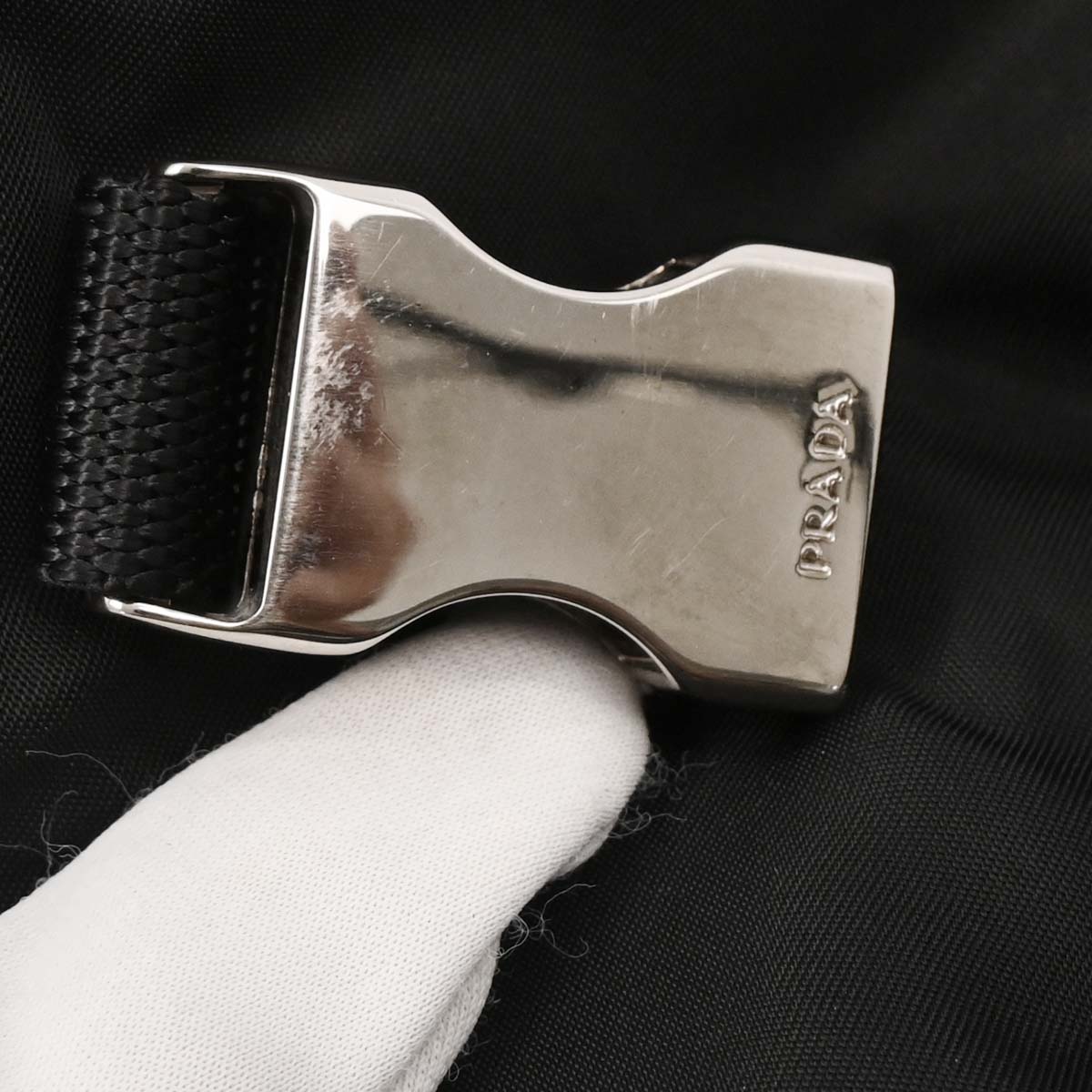 Prada Black Nylon Shoulder Bag