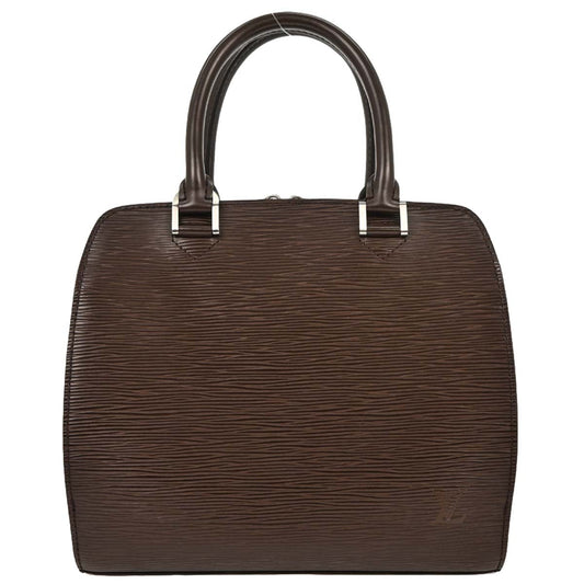Louis Vuitton 2003 Brown Epi Pont Neuf Handbag M5205D