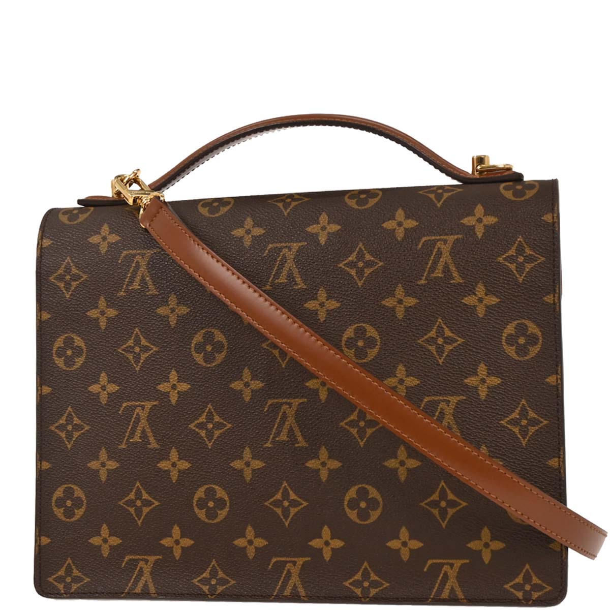 Louis Vuitton 2004 Monogram Monceau 28 Business Handbag M51185