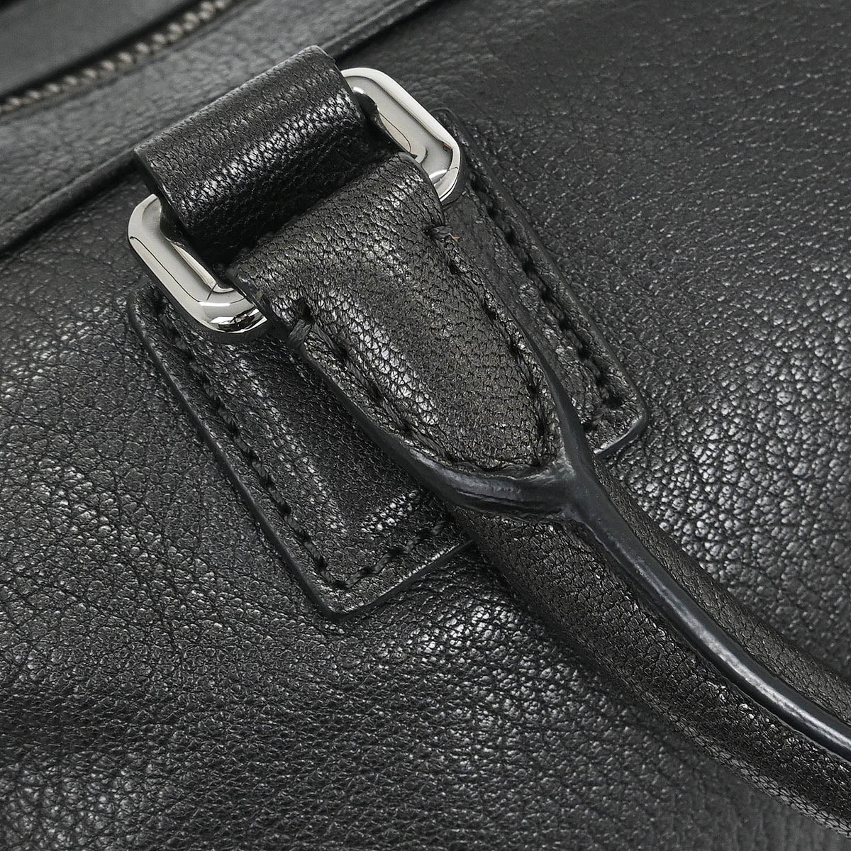 Loewe Gray Leather Ame 2way Shoulder Handbag