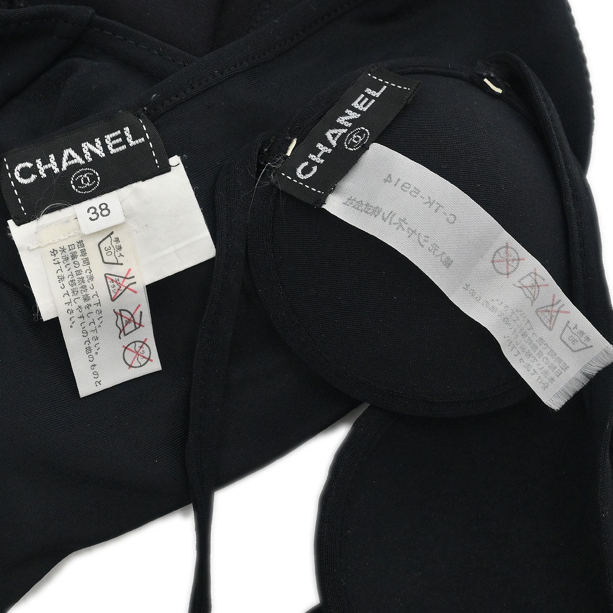 Chanel 1996 Swimwear Swimsuit Black #38
