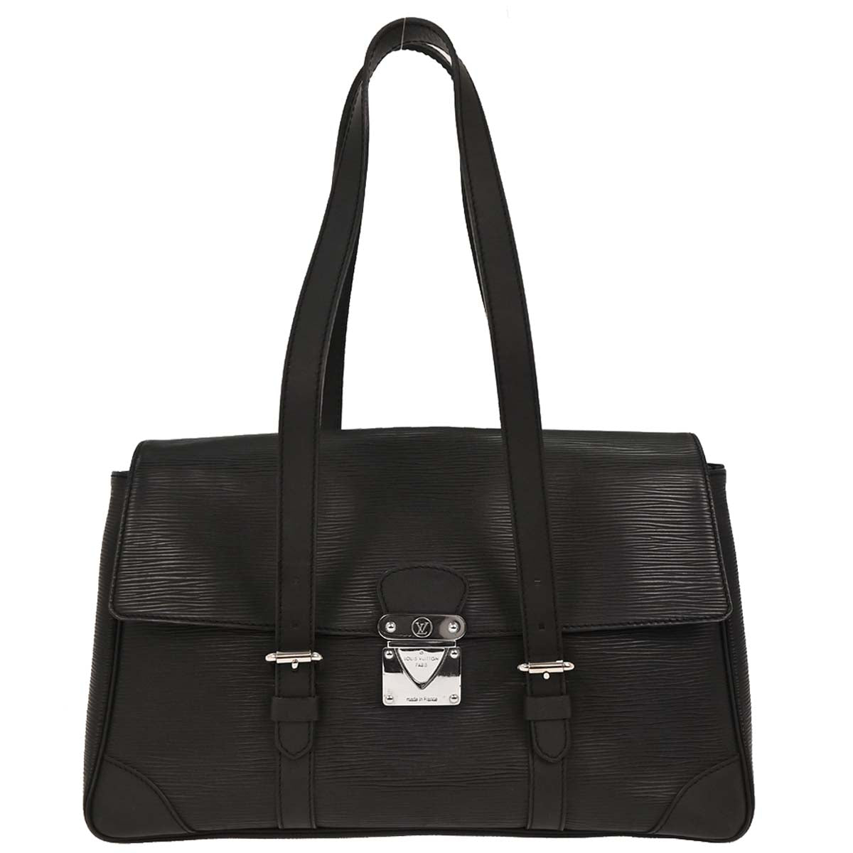 Louis Vuitton Black Epi Seguur MM Shoulder Bag M58862