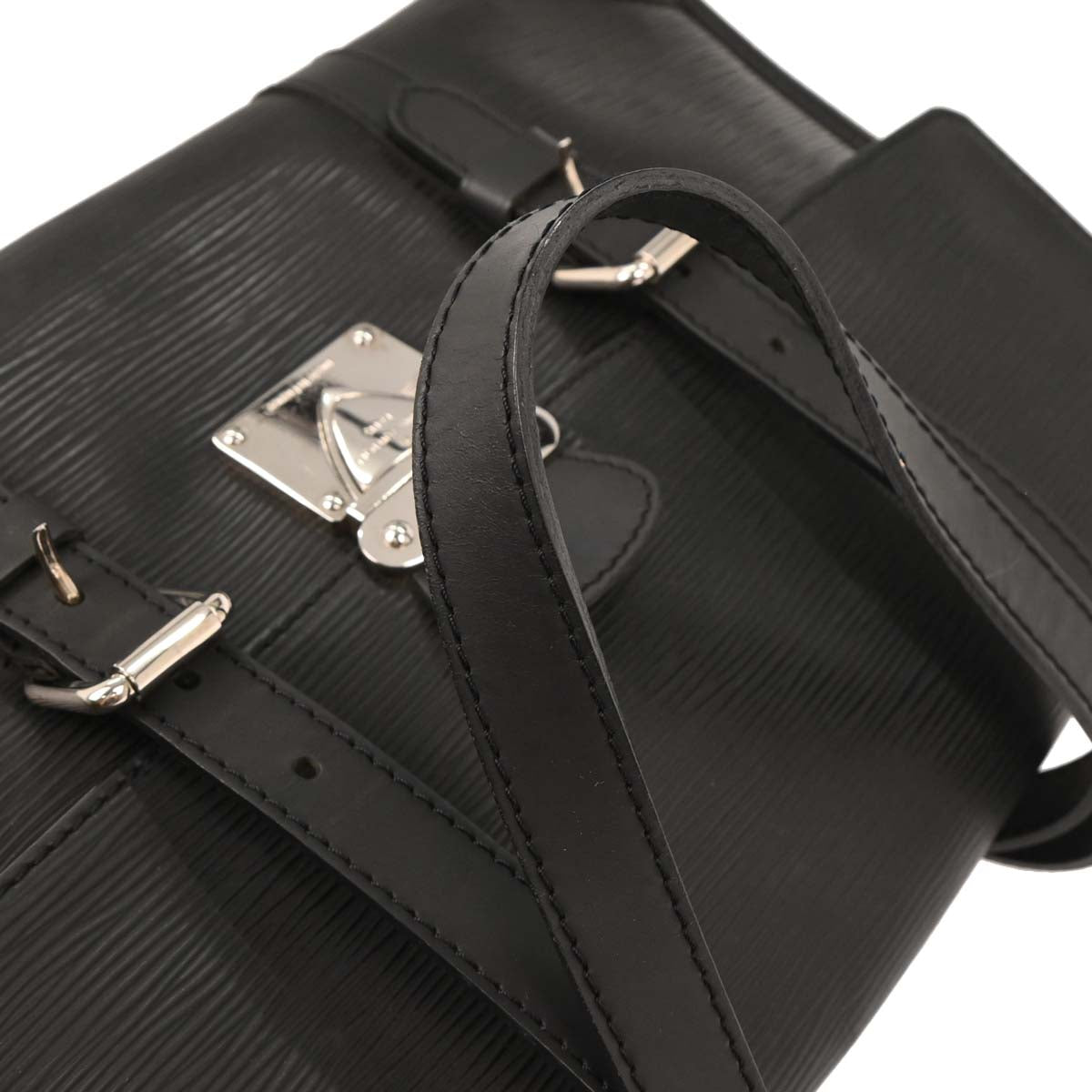 Louis Vuitton Black Epi Seguur MM Shoulder Bag M58862