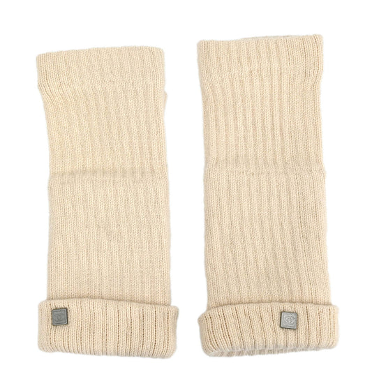 Chanel Gloves Sport Line White Cashmere