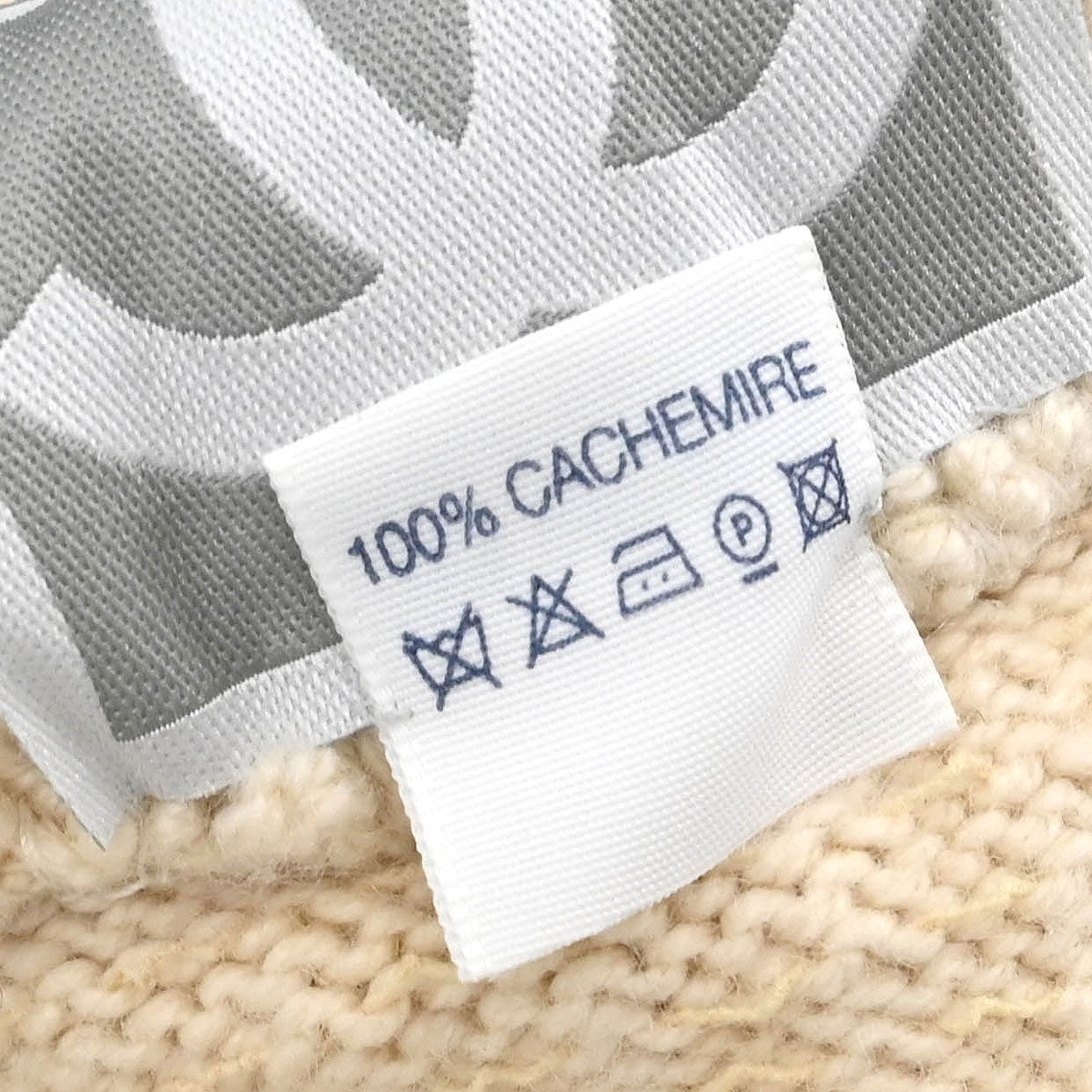 Chanel Gloves Sport Line White Cashmere