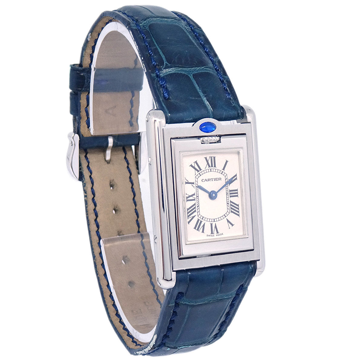 Cartier * Tank Basculante SM Ref.2386 Quartz Watch SS