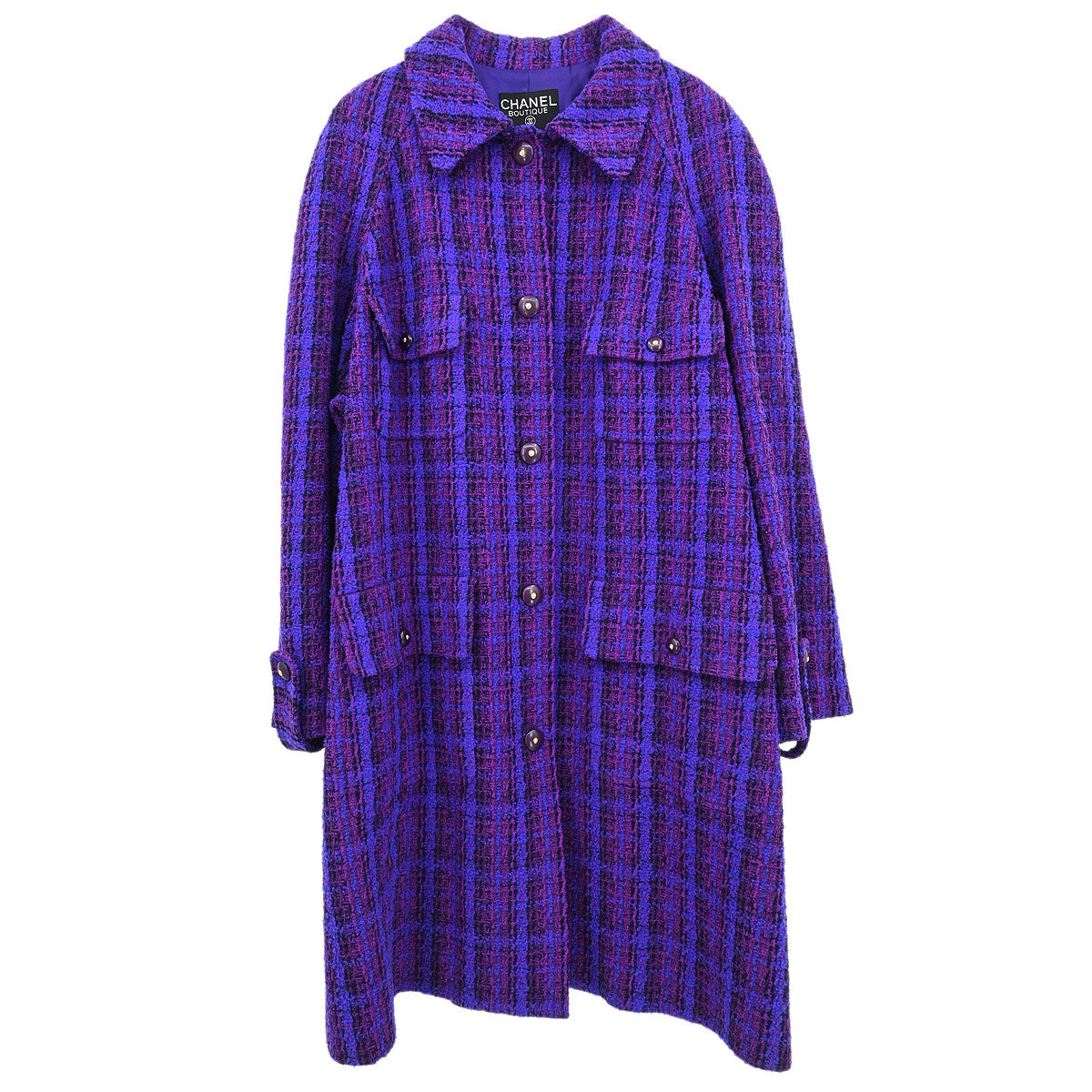 Chanel 1995 Jacket Coat Purple #42